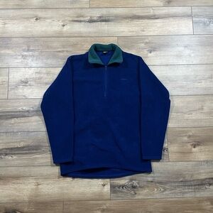 Vintage 90s Patagonia Capilene Made in USA Fleece Quarter Zip Pullover